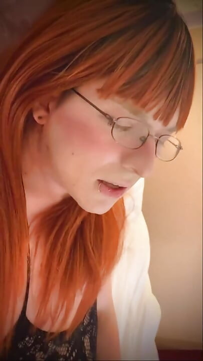 Cute Sissy Rides Her Dildo to an Intense Finish
