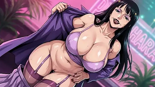 Nico robin seducente spogliarello (ai)