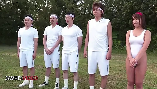 Japon tutkulu grup açık havada sikişiyor başrolde Sara Saijo ateşli sahne