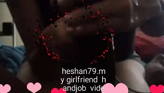 Kolombo'da kız arkadaşımın handjob videosu.