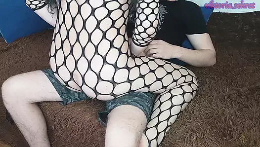 Çift nüfuz ile Creampie içinde kedi