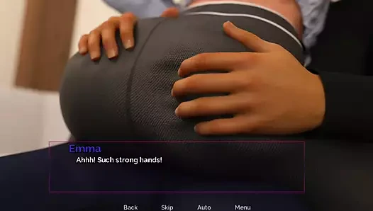 Ateşli ofis arkadaşı kocası ofisten ayrıldığında ofiste erkek arkadaşından sikiliyor