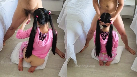 "Senin yüzünden annenle evlendim tatlım" aptal Asyalı üvey kız