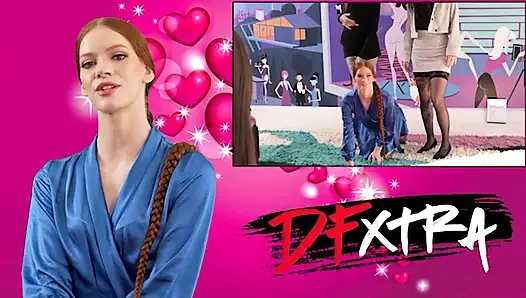 Dfxtra - seksi Erin Everheart kampüs duvar deliğini ziyaret etti
