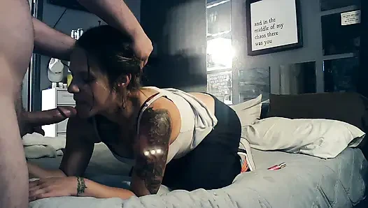 Seksi evli kadın yarak emiyor