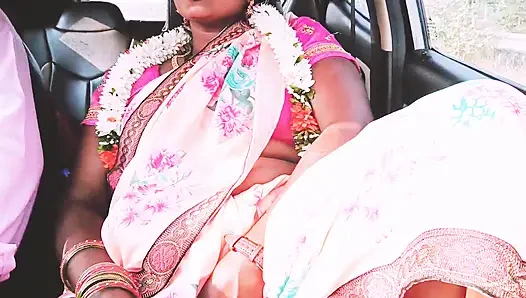 Hintli arabada seks pembe sari yenge erkek arkadaşıyla sikişmeye çalışıyor. Telugu Firty Konuşuyor.