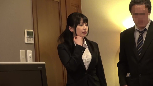 Due to a mix-up at my business trip destination, I ended up sharing a room with a busty colleague. 3