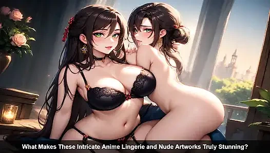 Bu karmaşık anime iç çamaşırlarını ve çıplak sanat eserlerini gerçekten çarpıcı yapan şey