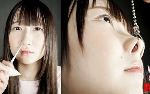 Misaki Yumeno'nun şehvetli burun performansı