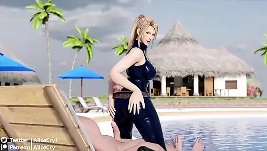 Sarah Bryant tamamlanması için deri kaplı götünü büyük bir yarakla ovuyor