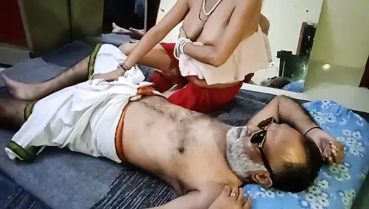 Amca teyzeyi sert sikiyor