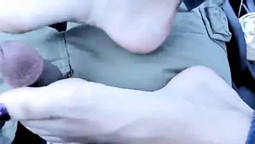 erin duval (size 11s) carjob