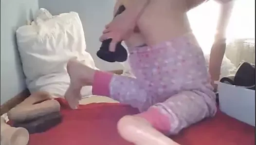 Derin yapay penis anal zevk fışkırtma tüm gece uzun