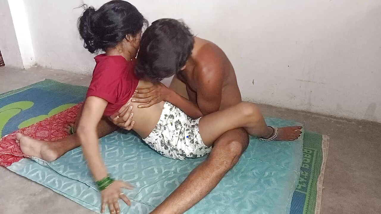 Indian bhabhi in red shorts and white pants fucked Indian bhabhi's boobs sucked and pussy fucked and romantic indane desi movei