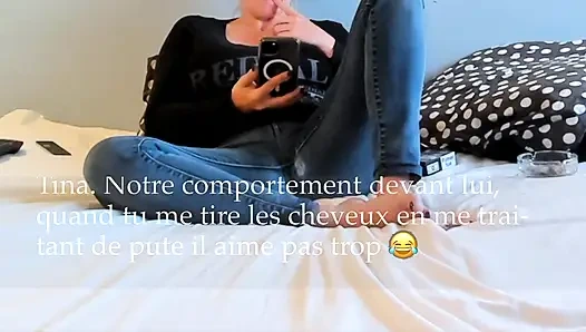 Kayınbiraderim beni sikti, prezervativi çıkardım ki orospu vajinama sıksın.