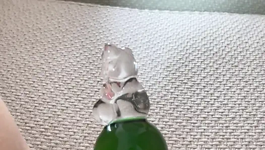 She start to play near mirror and dont stop until have orgasm