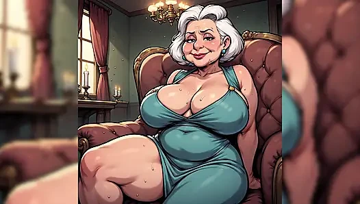 Olgun seksi karakterler büyük göğüsler