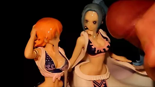 Nami & Vivi Figures Cumshots (Alabasta vers)