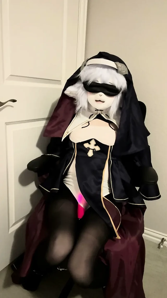 Kürklü Kigurumi Mastürbasyon