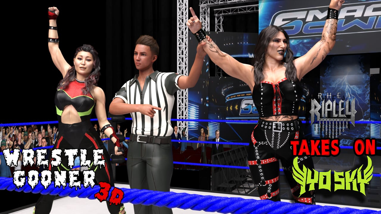 WWE Rhea Ripley IYO SKY'a biniyor