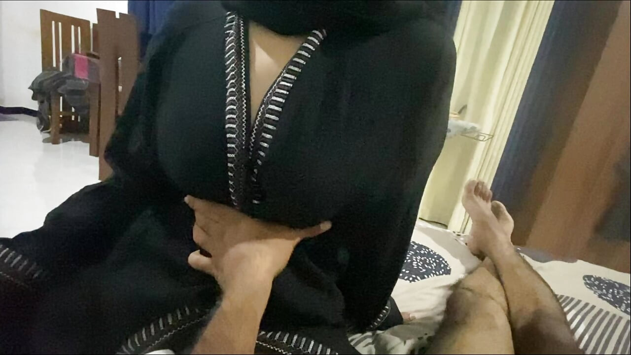 Arabic Pakistani BigBoobs Girl pressed by uncle alone