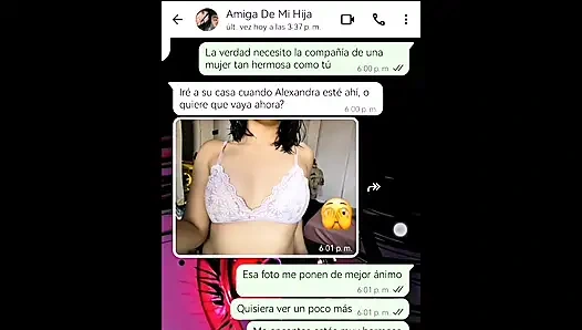 En iyi arkadaşımın üvey kızıyla ateşli bir sohbet yaptım ve sonunda seks yaptık