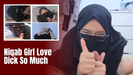 Tesettürlü peçeli kız yarağı çok seviyor - minokiiko derlemesi