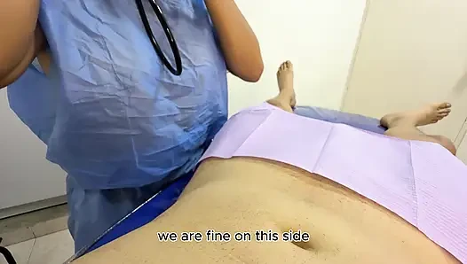 Doktor bağış için spermimi çıkarmama yardım ediyor