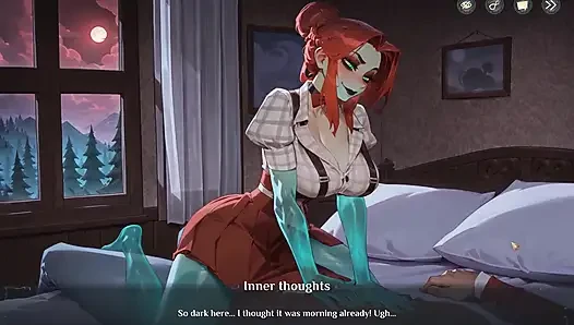 Otel hikayeleri ürkütücü hentai oyunu ep.6 kadın egemenliği hayaleti dölleme!