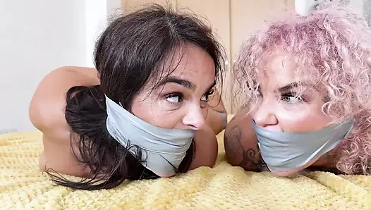 Latina &phoenix em: Invader Bondage Fantasy. Gravado, amarrado, provocado e brincado (4k)
