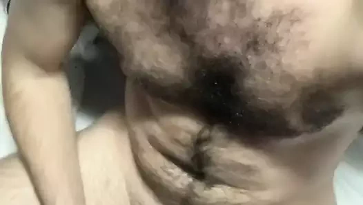 Bir trende mastürbasyon