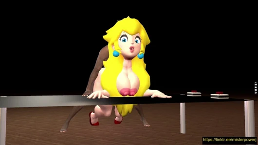 Princess Peach Cheating Mario Doggy Position