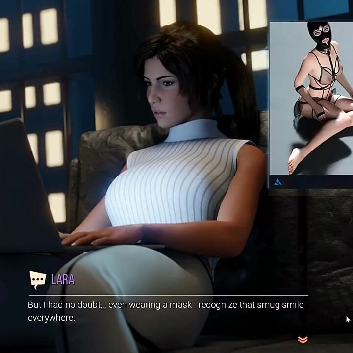 Croft Adventures Oyunu Hentai Parodisi Bölüm 8 Sürpriz Kütüphaneci BDSM Online Yapacak!