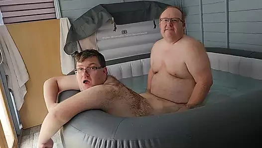 Daddy Fucks His Hairy Bear in the Jacuzzi