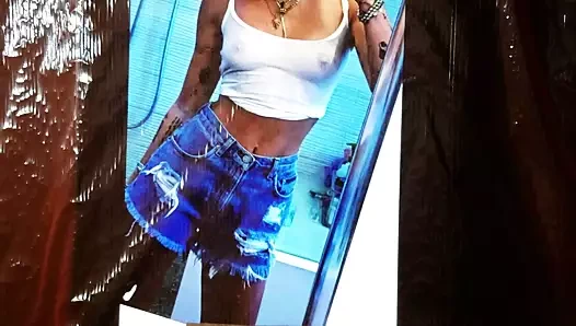 Miley cyrus cumtribute