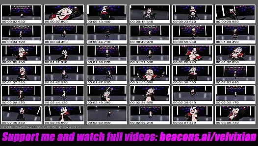 Sevimli sahanamata chloe - seksi dans + kademeli soyunma (3 boyutlu hentai)