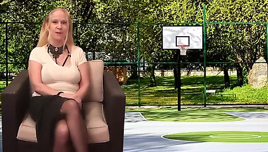 Otel odamda genç bir basketbolcuyla ateşli seks