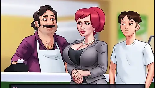 Saga estivale - sucer les seins de Jenny