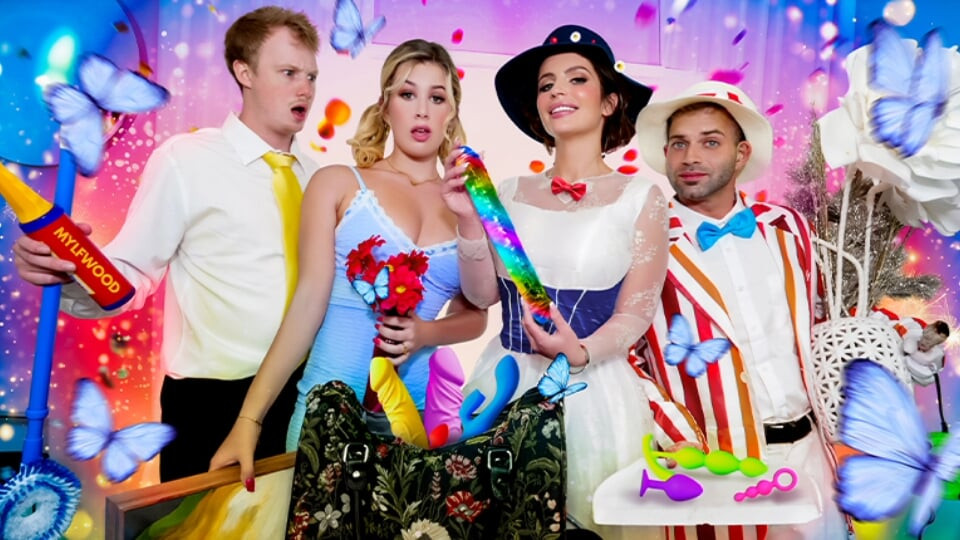 Mylf - yaramaz dadı bir kaşık dölü öğrenmenin en iyi yolu olduğunu biliyor (Mary Poppins Parodisi)