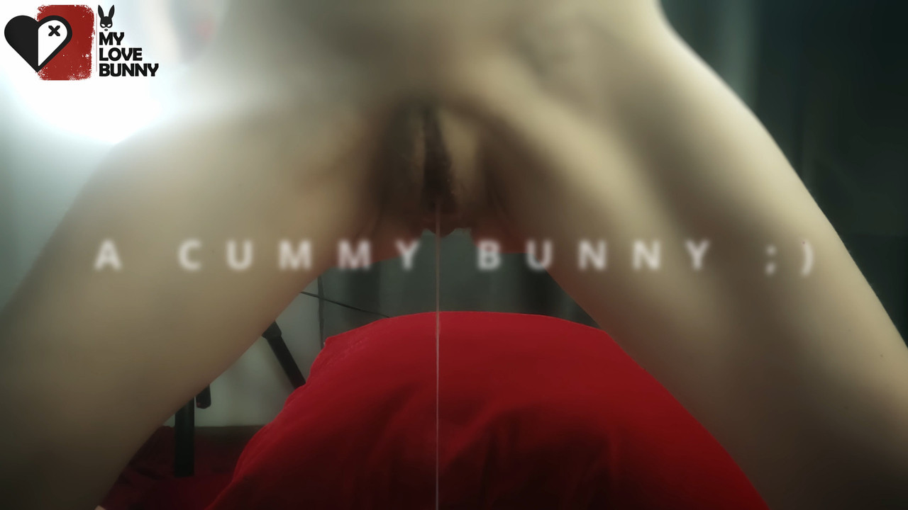 Tavşan damlayan bir Creampie ile boşalmak dolu - mylovebunny