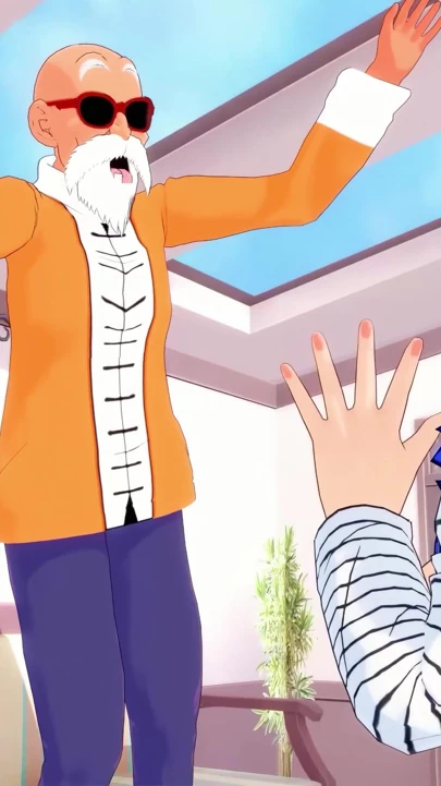 Kame Roshi offers help to Android 18 in exchange for a favor - Dragon Ball Zex Series | Clip 3