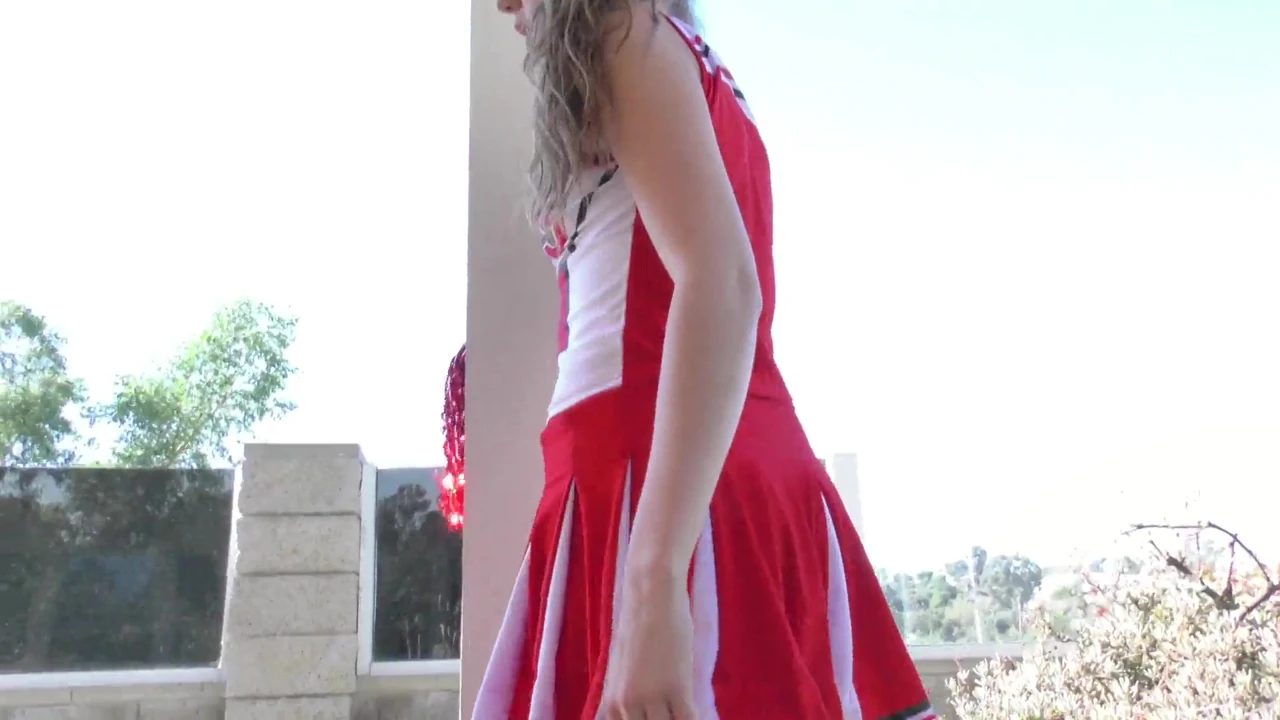 Curious Cheerleader Shown What An Orgasm Feels Like