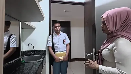 The stressed student got unexpected happiness from his teacher