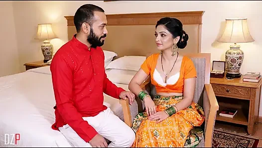 Desi sevimli yenge ile sert seks Hintçe ses