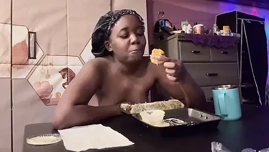 Eating Wingstop Mukbang