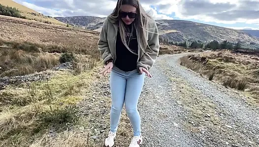 Emergency While Walking on the Public Trail but Had to Wet My Jeans