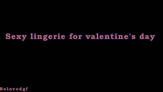 Sevgililer günü için seksi iç çamaşırı