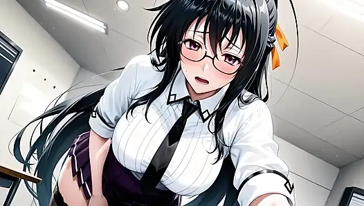 Akeno Himejima, yapay zeka uyarlaması Dxd'de kendini Issei Hyodo'ya verdi