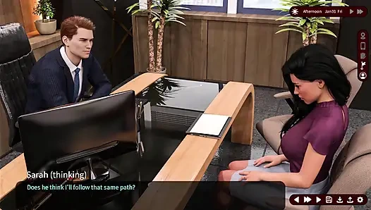 Arzu fısıltıları 22 Sarah göğüslerini butik asistanı Louis'e gösterdi