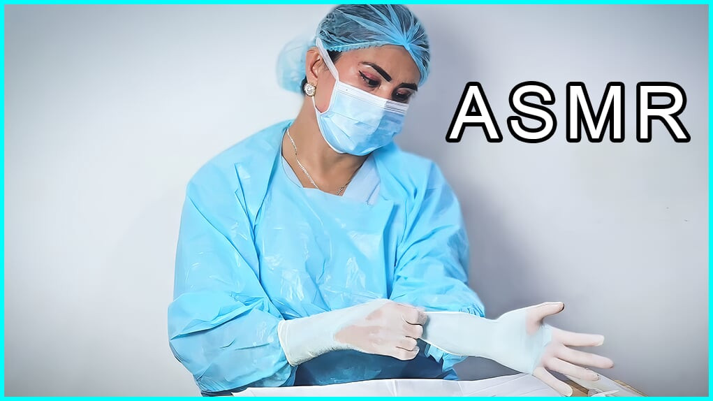 Tıbbi lateks eldiven fetişi asmr